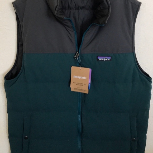 Patagonia Men’s Reversible Down Vest - Picture 2 of 3